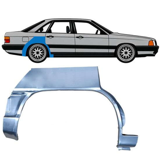 Galinė arka už Audi 100 C3 1982-1990 / Dešinė 7607