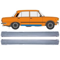 Slenkstis, apatinė už Fiat 125p 1968-1991 / Kairė + Dešinė / Rinkinys 12542