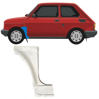 Sparno apatinė dalis už Fiat 126p 1994-2000 / Kairė 11221