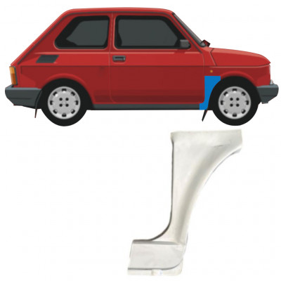 Sparno apatinė dalis už Fiat 126p 1994-2000 / Dešinė 11220