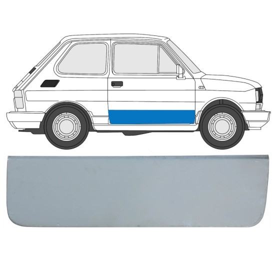 Priekinių durų už Fiat 126p 1972-2000 / Dešinė 17260