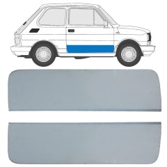 Priekinių durų už Fiat 126p 1972-2000 / Kairė + Dešinė / Rinkinys 17262