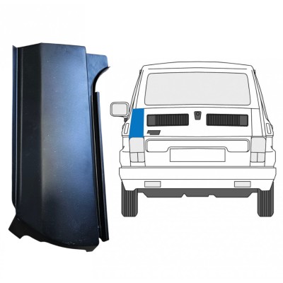 Galinis kampas už Fiat 126p 1972-2000 / Kairė 14960