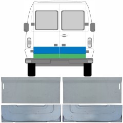 Galinių durų vidinė + išorinė dalis už Mercedes T1 207-410 1977-1995 / Kairė + Dešinė / Rinkinys 9567