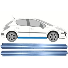 Slenkstis, apatinė už Peugeot 207 207+ 2006- / Kairė + Dešinė / Rinkinys 9957