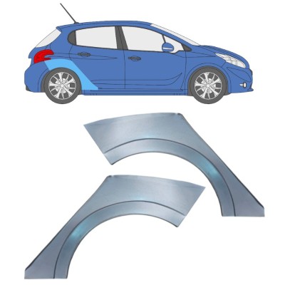Galinė arka už Peugeot 208 2012-2019 / Kairė + Dešinė / Rinkinys 16318