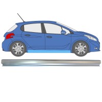Slenkstis, apatinė už Peugeot 208 2012-2019 / Dešinė 16313