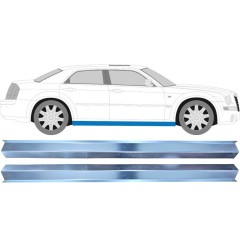 Slenkstis, apatinė už Chrysler 300C 2004-2011 / Kairė = Dešinė (simetriška) / Rinkinys 9515