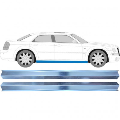 Slenkstis, apatinė už Chrysler 300c 2004-2011 / Kairė = Dešinė (simetriška) / Rinkinys 9515