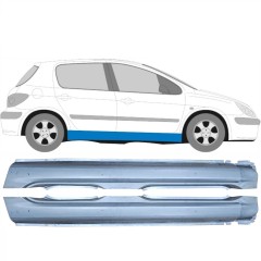 Visas slenkstis už Peugeot 307 2001-2008 / Kairė + Dešinė / Rinkinys 9246