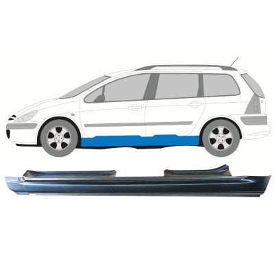 Visas slenkstis už Peugeot 307 2001-2008 / Kairė / COMBI 16968