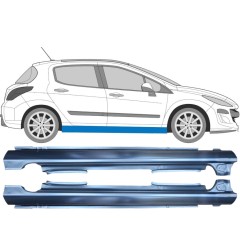 Visas slenkstis už Peugeot 308 2007-2013 / Kairė + Dešinė / Rinkinys 11616
