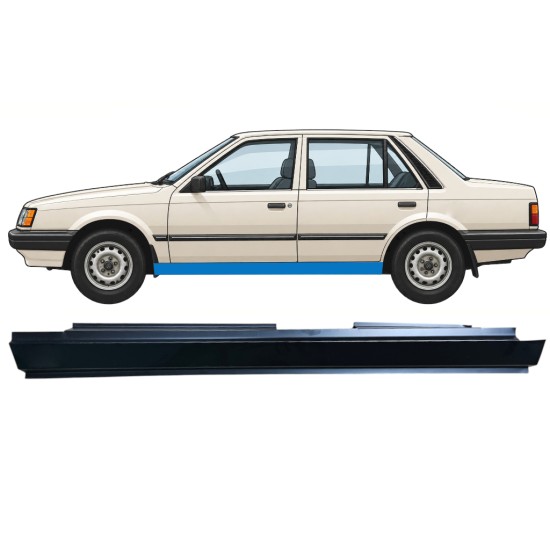 Visas slenkstis už Mazda 323 BF 1985-1989 / Kairė 12960