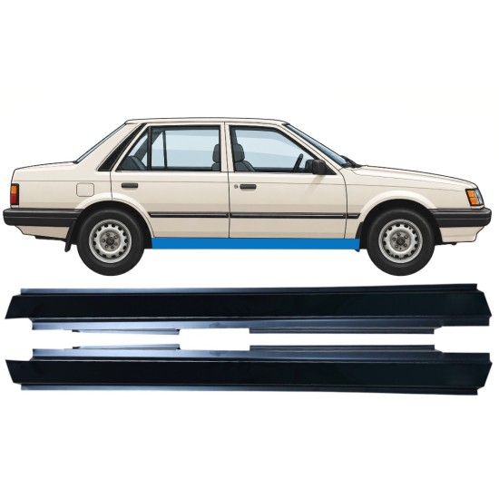 Visas slenkstis už Mazda 323 BF 1985-1989 / Kairė / Dešinė / Kairė + Dešinė / Rinkinys 12961