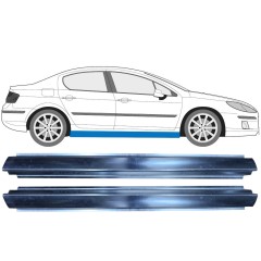 Slenkstis, apatinė už Peugeot 407 2004-2011 / Kairė + Dešinė / Rinkinys 9413