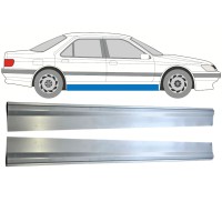 Slenkstis apatinė dalis už Peugeot 605 1989-1999 / Kairė + Dešinė / Rinkinys 15219