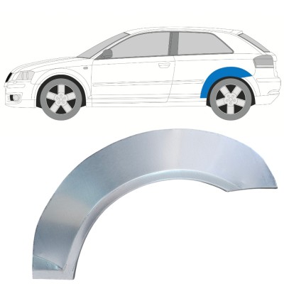 Galinė arka už Audi A3 8P 2003-2012 / Kairė 16320