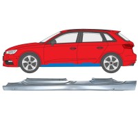 Visas slenkstis už Audi A3 8V 2012-2020 / Kairė / HATCHBACK 17284