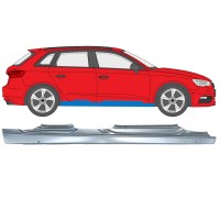 Visas slenkstis už Audi A3 8V 2012-2020 / Dešinė / HATCHBACK 17283