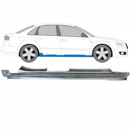 Slenkstis, apatinė už Audi A4 B6 B7 2000-2007 / Dešinė 8646