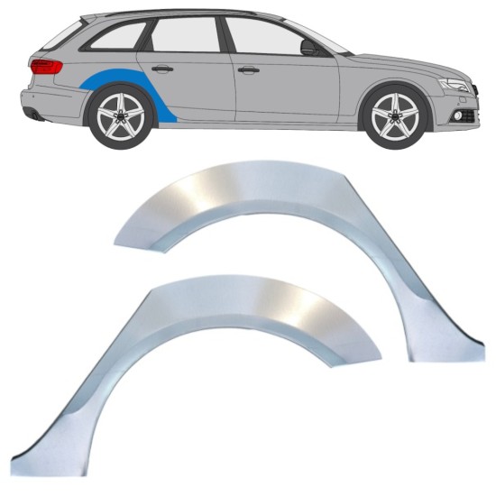Galinė arka už Audi A4 B8 2007-2016 / Kairė + Dešinė / Rinkinys 16324