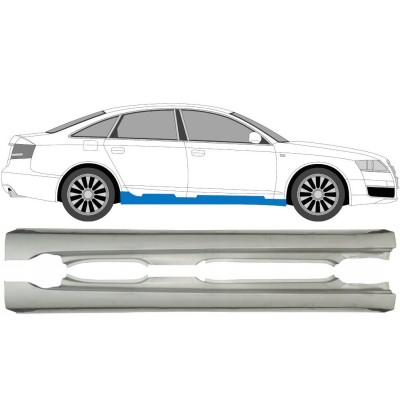 Visas slenkstis už Audi A6 C6 2004-2010 / Kairė + Dešinė / Rinkinys 15035