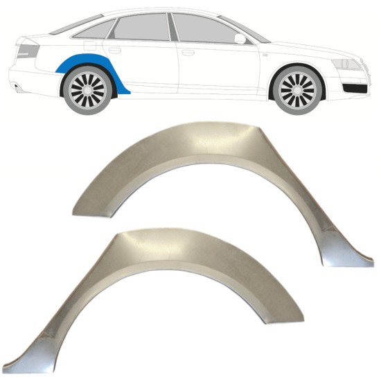 Galinė arka už Audi A6 C6 2004-2010 / Kairė + Dešinė / Rinkinys 14746