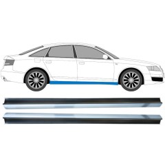 Slenkstis, apatinė už Audi A6 C6 2004-2010 / Kairė = Dešinė (simetriška) / Rinkinys 9597