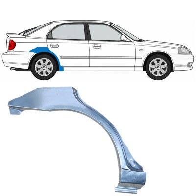Galinė arka už Hyundai Accent 2000-2006 / Dešinė 7593