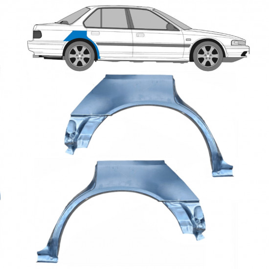 Galinė arka už Honda Accord 1989-1993 / Kairė + Dešinė / Rinkinys 9584