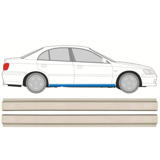 Slenkstis apatinė dalis už Honda Accord 1998-2002 / Kairė + Dešinė / Rinkinys 16103