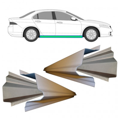 Slenkstis vidinė + išorinė dalis už Honda Accord 2002-2008 / Rinkinys 11731