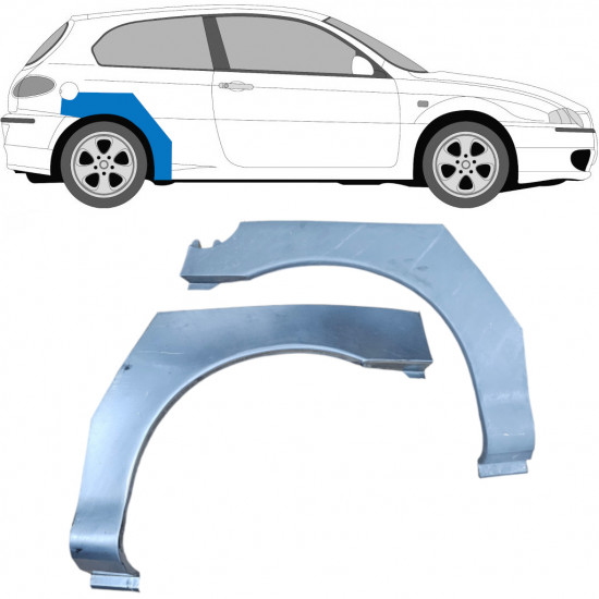 Galinė arka už Alfa Romeo 147 2000-2010 / Kairė + Dešinė / Rinkinys 9269