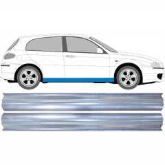 Slenkstis, apatinė už Alfa Romeo 147 2000-2010 / Kairė + Dešinė / Rinkinys 11341