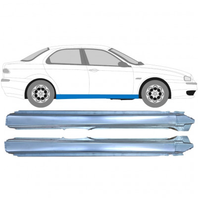 Visas slenkstis už Alfa Romeo 156 1997-2005 / Kairė + Dešinė / Rinkinys 9412