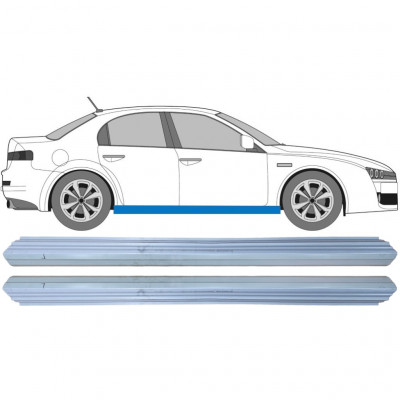 Slenkstis, apatinė už Alfa Romeo 159 2005-2012 / Kairė + Dešinė / Rinkinys 10589