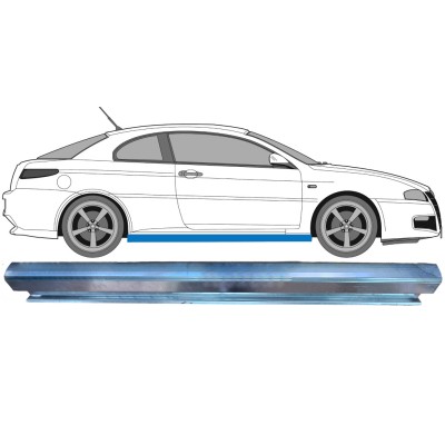 Slenkstis, apatinė už Alfa Romeo GT 2003-2010 / Kairė = Dešinė (simetriška) 7174