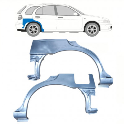 Galinė arka už Nissan Almera 1995-2000 / Kairė + Dešinė / Rinkinys 10223