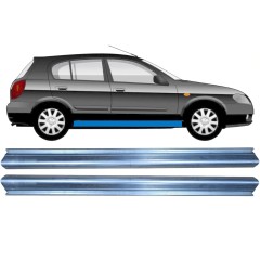 Slenkstis, apatinė už Nissan Almera N16 1999-2007 / Kairė = Dešinė (simetriška) / Rinkinys 10493