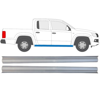 Slenkstis apatinė dalis už Volkswagen Amarok 2010-2022 / Kairė + Dešinė / Rinkinys 15100