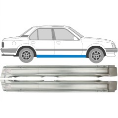 Visas slenkstis už Opel Ascona C 1981-1998 / Kairė + Dešinė / Rinkinys 9488