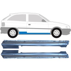 Visas slenkstis už Opel Astra F 1991-2002 / Kairė + Dešinė / Rinkinys 9448
