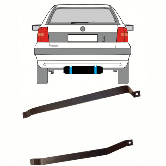 Kuro bako laikikliai už Opel Astra F 1991-2002 10173