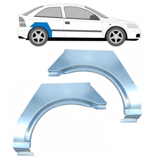 Galinė arka už Opel Astra 1998-2009 / Kairė + Dešinė / Rinkinys 10518