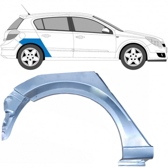 Galinės arkos apatinė dalis už Opel Astra 2003-2014 / Dešinė 6870