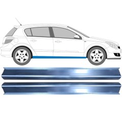 Slenkstis, apatinė už Opel Astra H 2003-2014 / Kairė = Dešinė (simetriška) / Rinkinys 9483