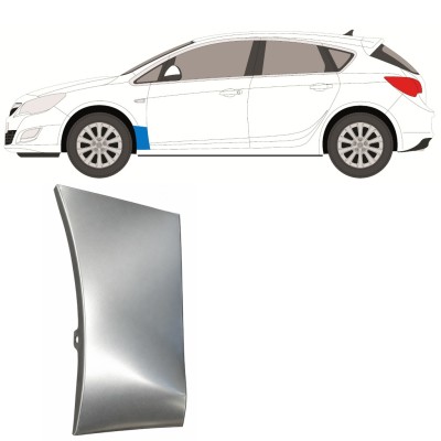 Sparno apatinė dalis už Opel Astra J 2009-2015 / Kairė 17166