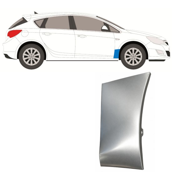 Sparno apatinė dalis už Opel Astra J 2009-2015 / Dešinė 17165