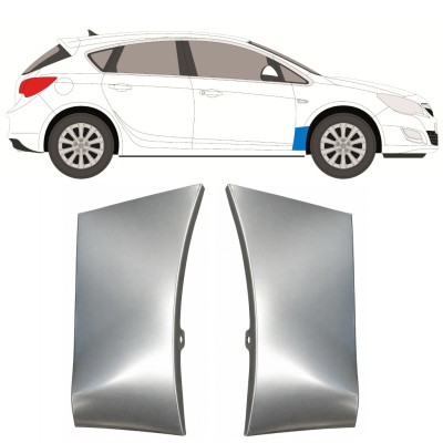 Sparno apatinė dalis už Opel Astra J 2009-2015 / Kairė + Dešinė / Rinkinys 17167