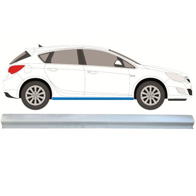 Slenkstis, apatinė už Opel Astra J 2009-2015 / Kairė = Dešinė (simetriška) 15220